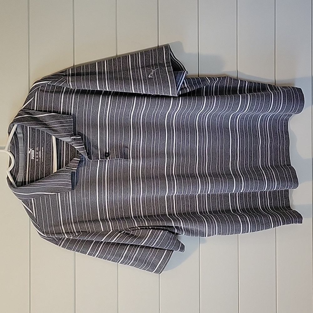 MEN'S PUMA POLO XXL  GRAY/WHITE